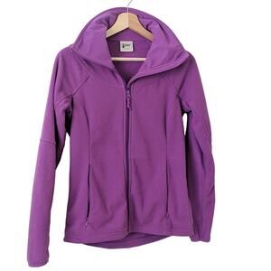 Alpine Design Fleece Jacket Purple Zip‎ Up Small S